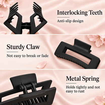 Silk Rosé Hair Clip Features